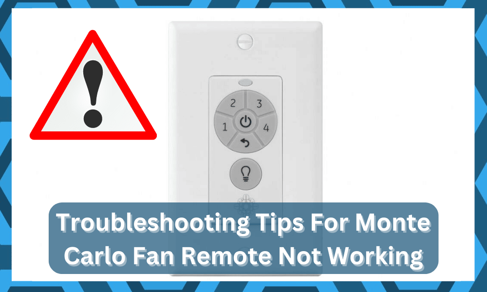 6 Troubleshooting Tips For Monte Carlo Fan Remote Not Working - DIY