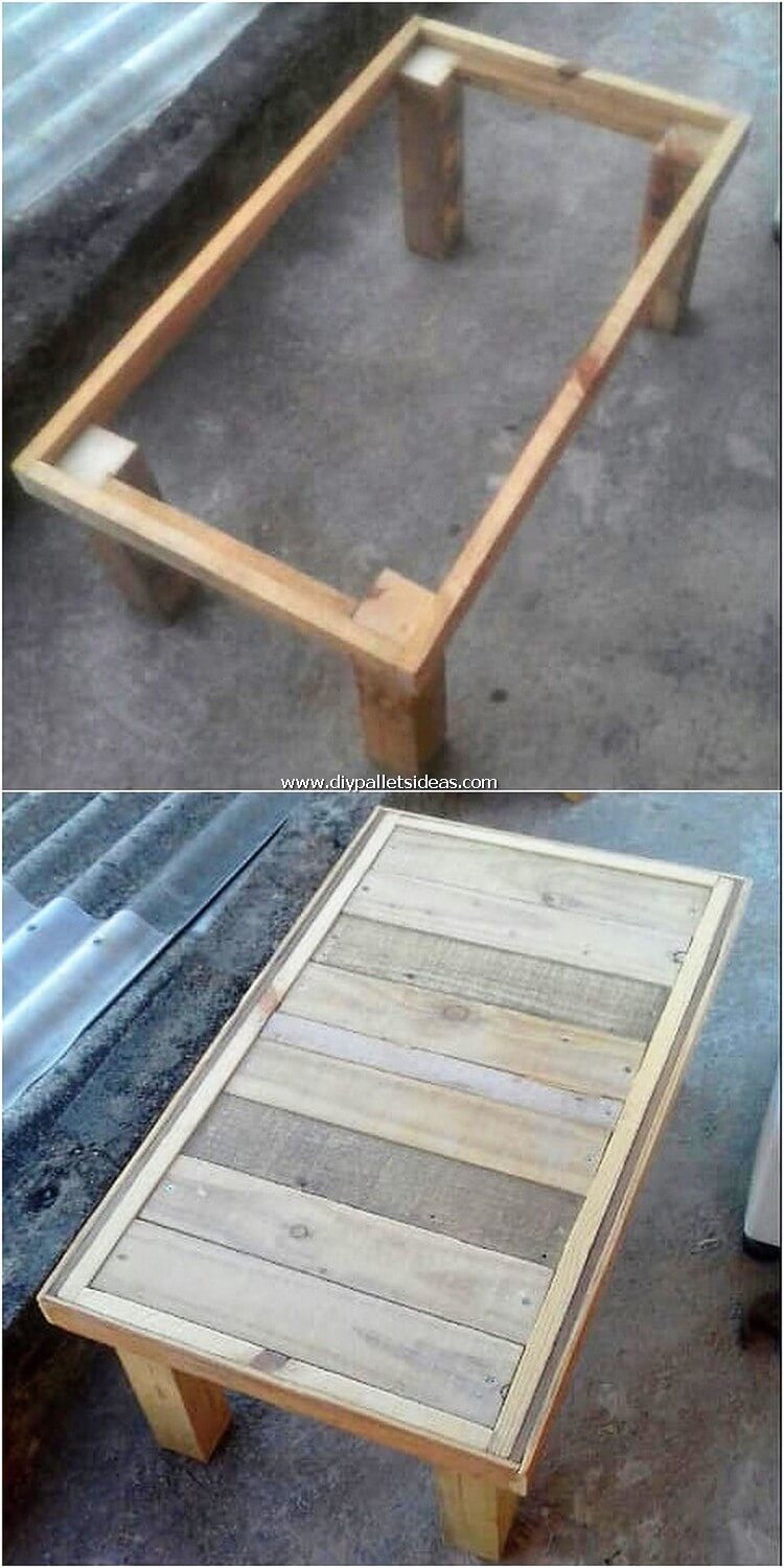 Wooden Pallet Table DIY Pallet Ideas