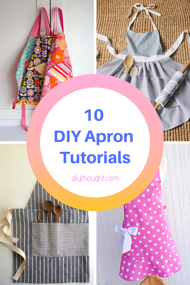 10 DIY Apron Tutorials DIY Thought