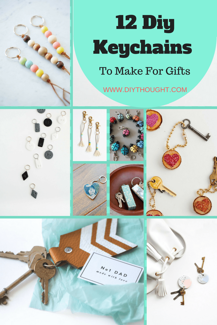 12 Diy Keychains To Make For Gifts diy Thought