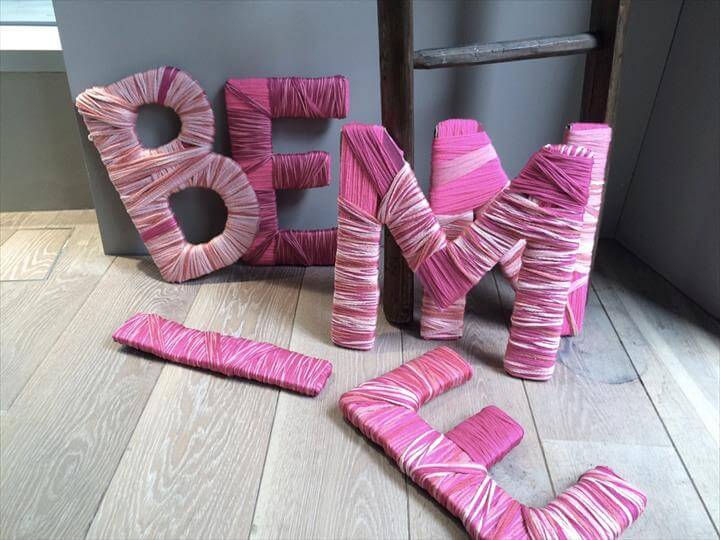 20 Amazing EyeCatching DIY Letters DIY to Make