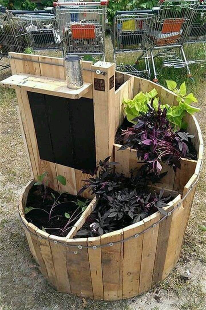 16 Awesome Pallet Garden Planter Ideas DIY to Make