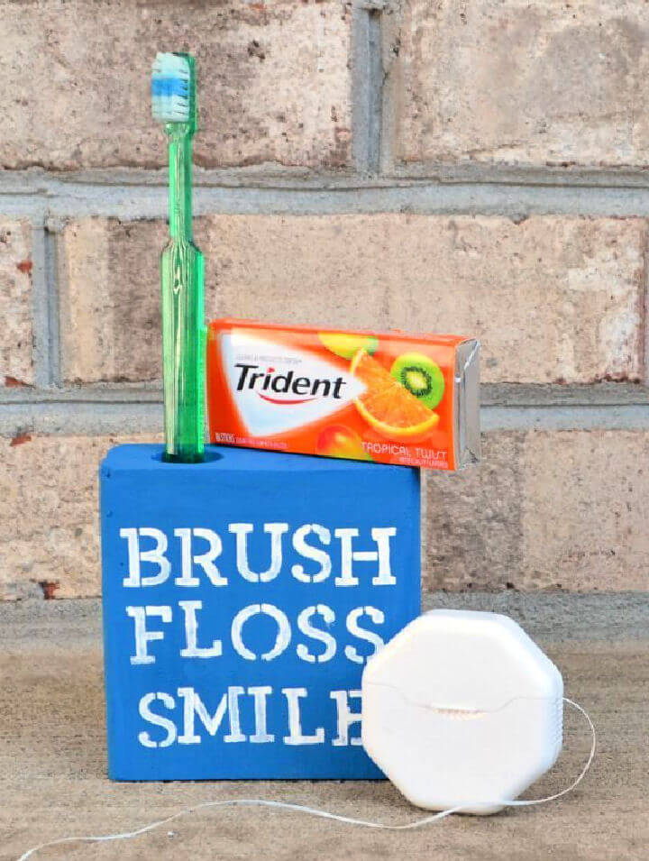 25 DIY Toothbrush Holder Ideas {Updated 2021} DIY to Make