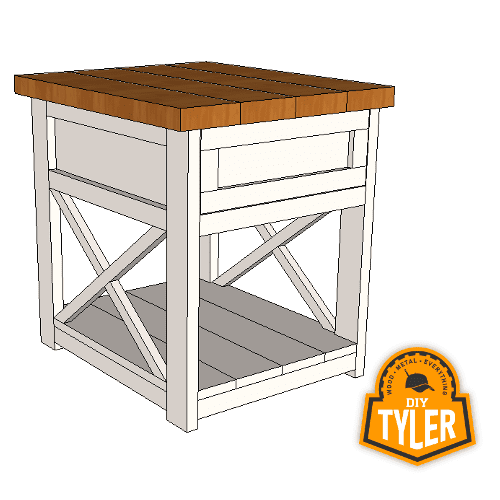 Farmhouse Side Tables DIYTyler