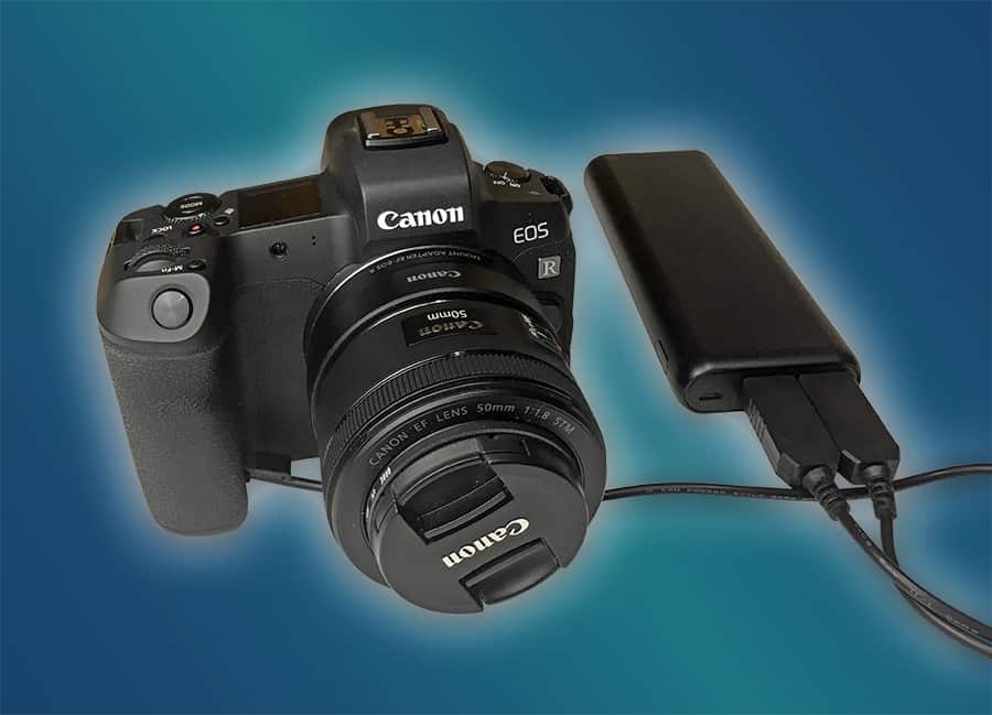 Canon EOS R External Power Adapters & Power Banks DIY Video Studio