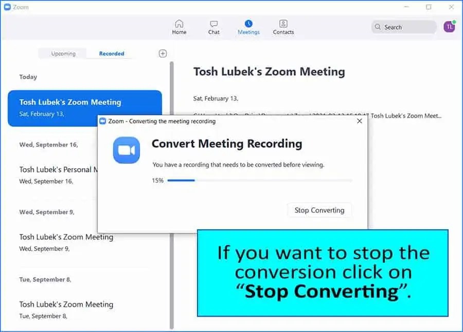 How to Convert a Zoom Recording to an mp4 Video File DIY Video Studio