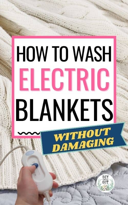 How To Wash An Electric Blanket The Right Way! DIY With My Guy