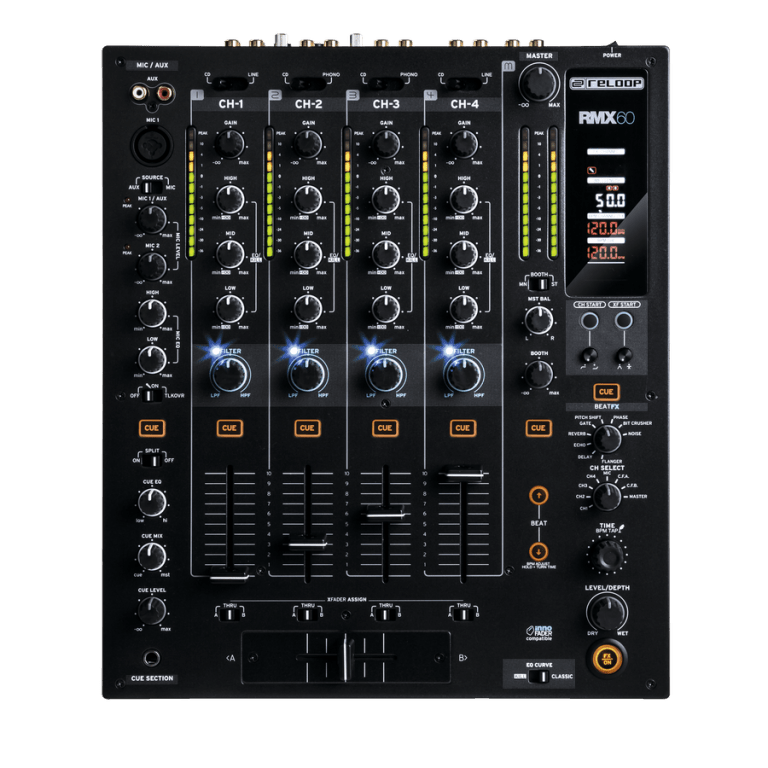 Reloop RMX60 Digital 4+1 Channel Digital Club Mixer DJ Solutions Store