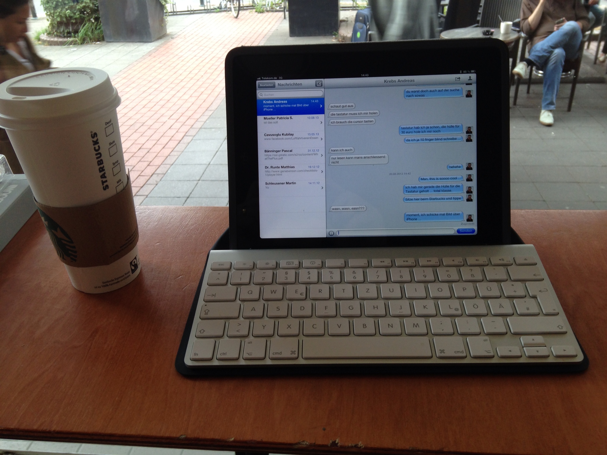 My New iPad Workstation Flying 'n' Stuff