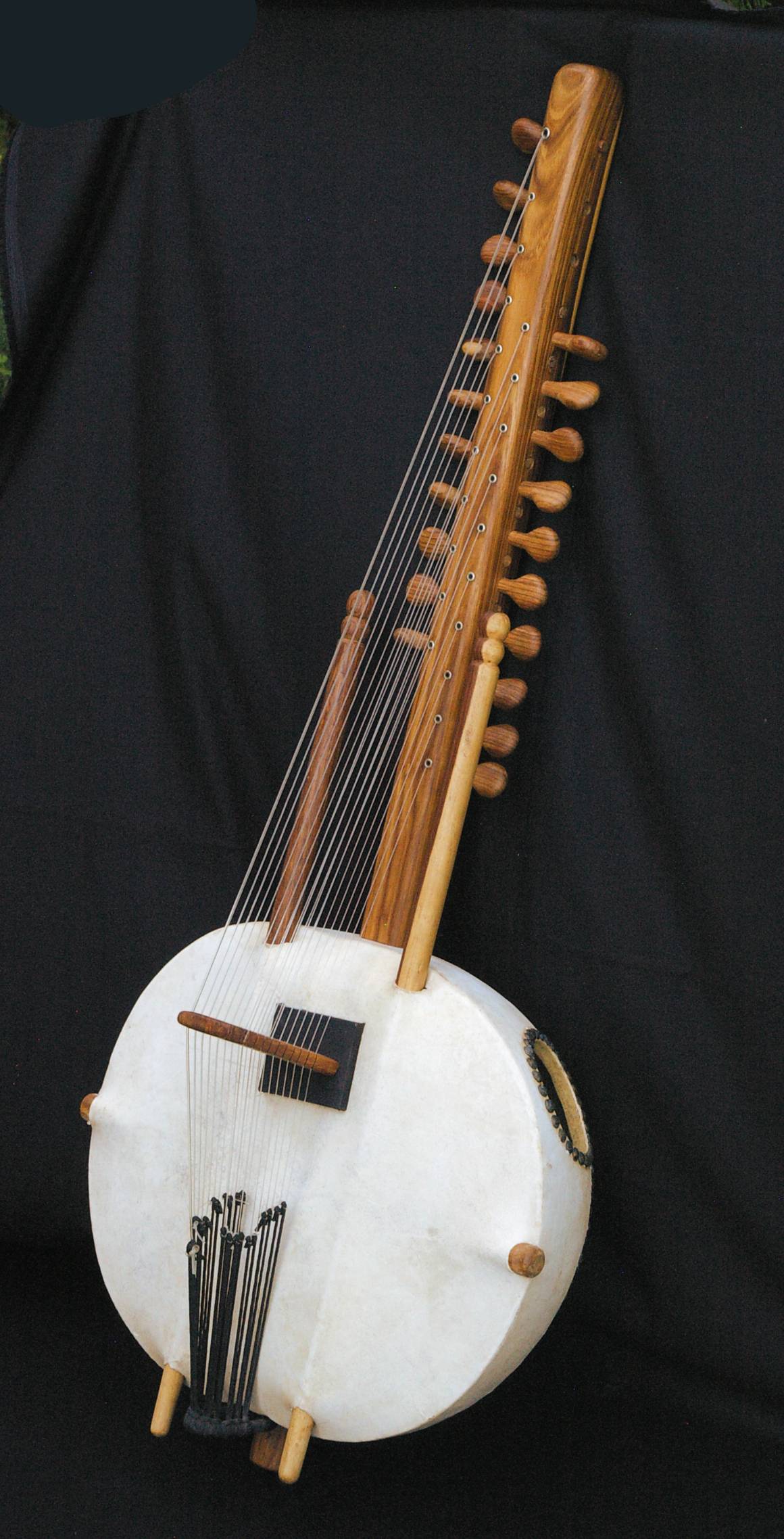 マリ製コラ KORA Strings Musical Instruments form Mali West Africa：楽器屋JUNJUN