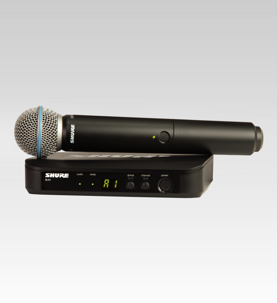 Shure Wireless Vocal BLX24/Beta 58A mikrofon bezprzewodowy DJ PRO