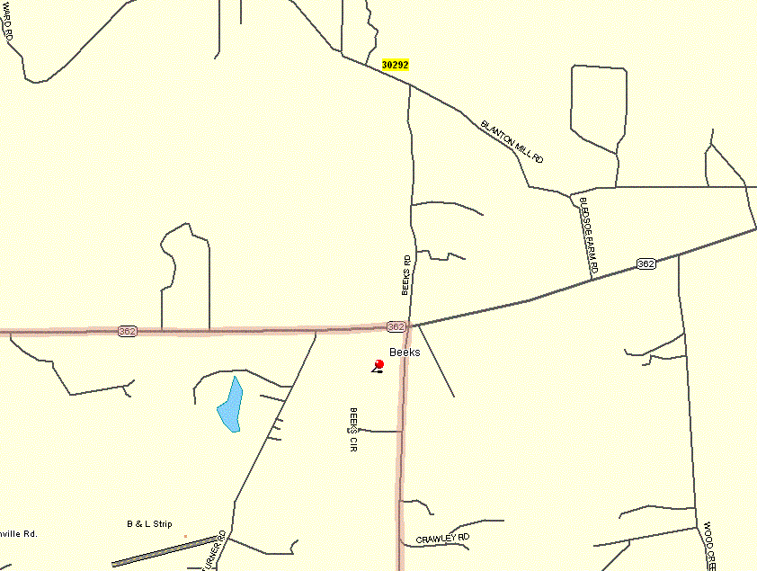 HollonvilleBeeks Area, Pike Co., GA