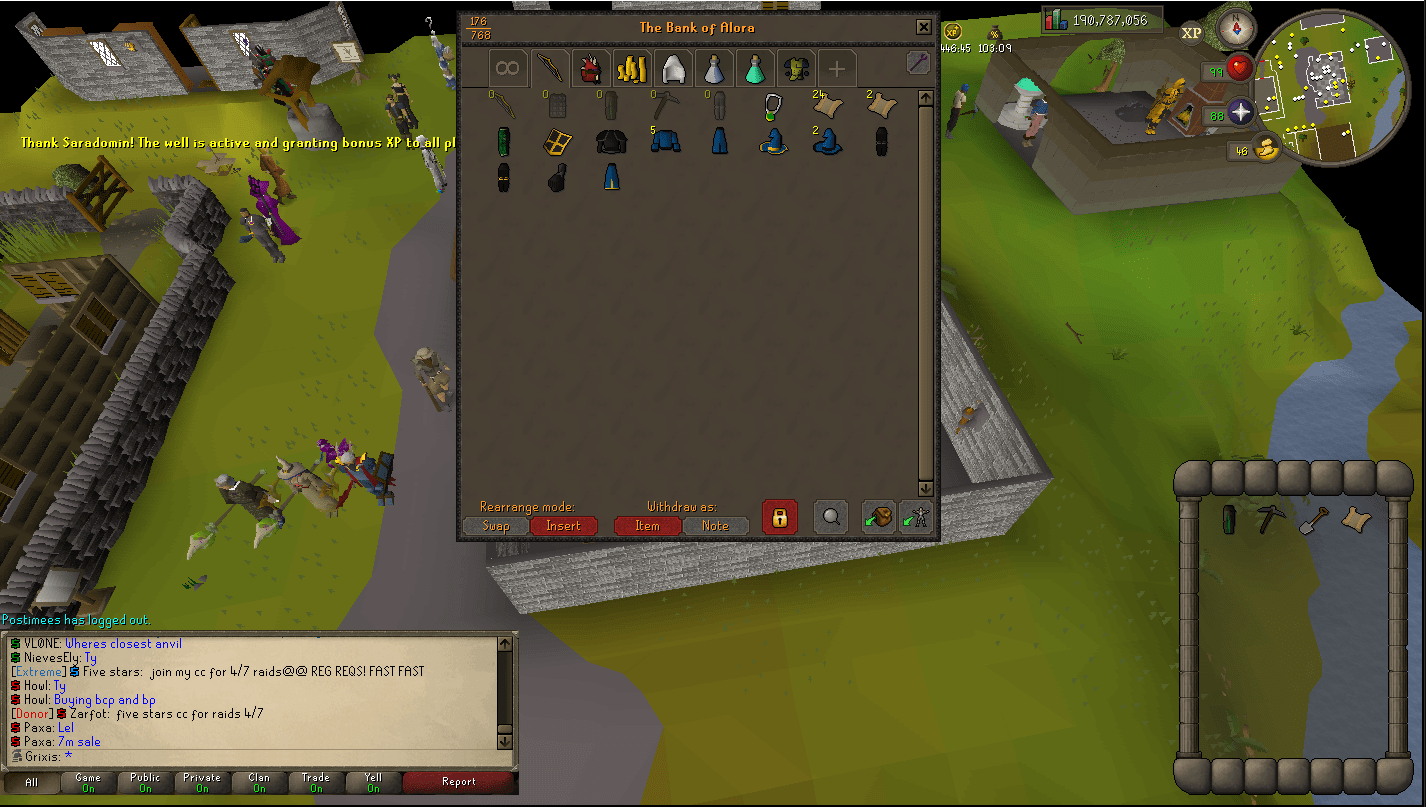 Alora RuneScape Private Server DKPminus