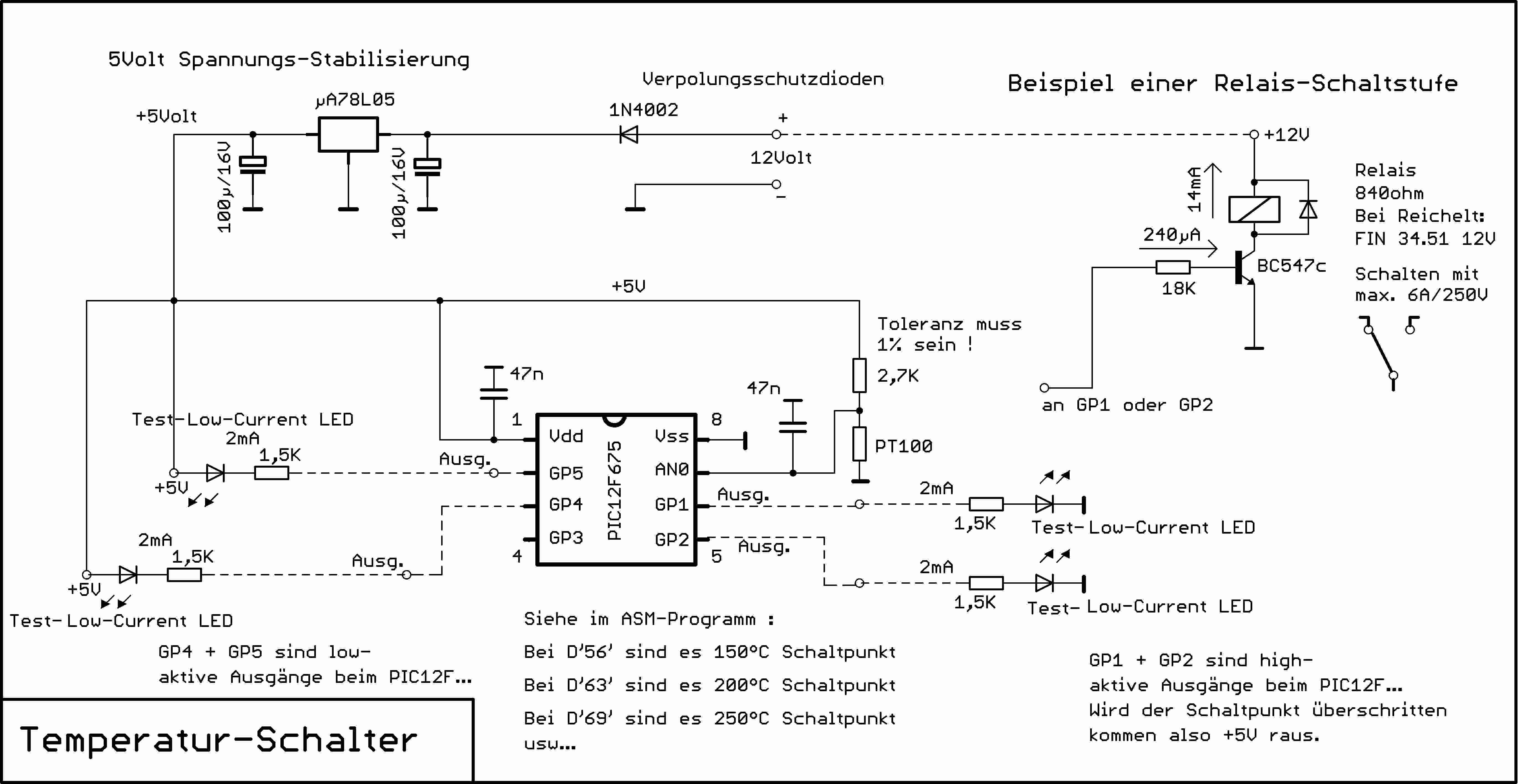 Stromlaufplan Heizung