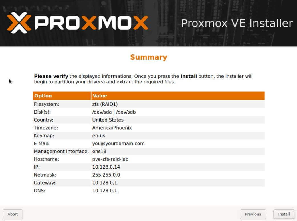 5 Steps to Install Proxmox VE on a ZFS RAID Array dlford.io