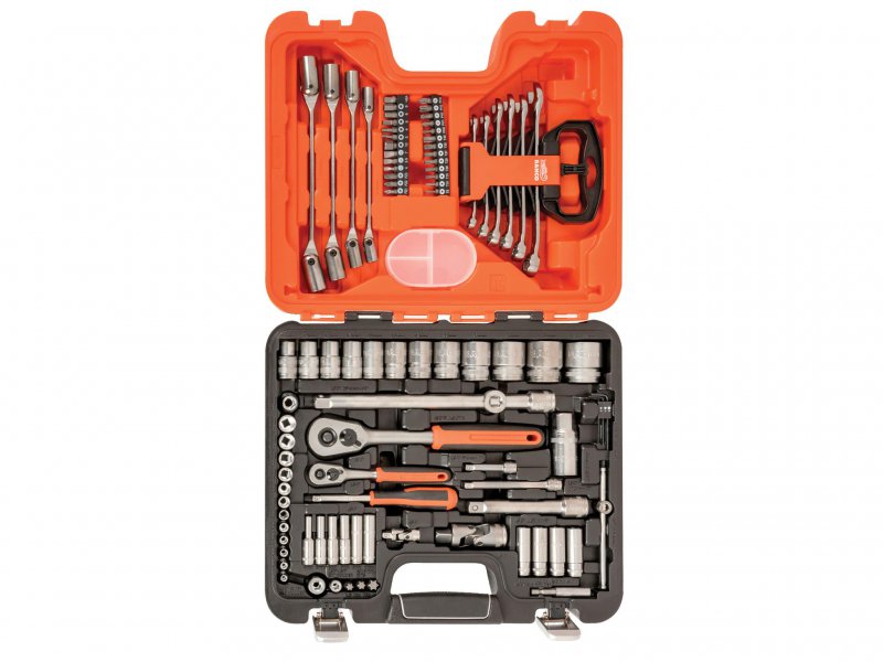 Bahco S910 Socket & Spanner Set 92 Piece 1/4 & 1/2in Drive, at D&M Tools