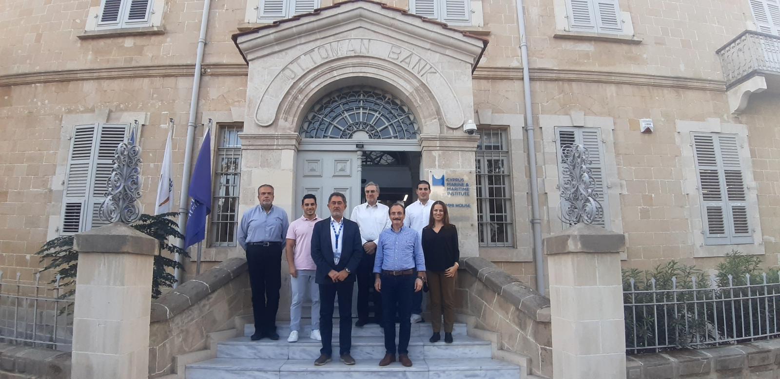 Signing contracts for Cyprus Marine and Maritime Institute DMA