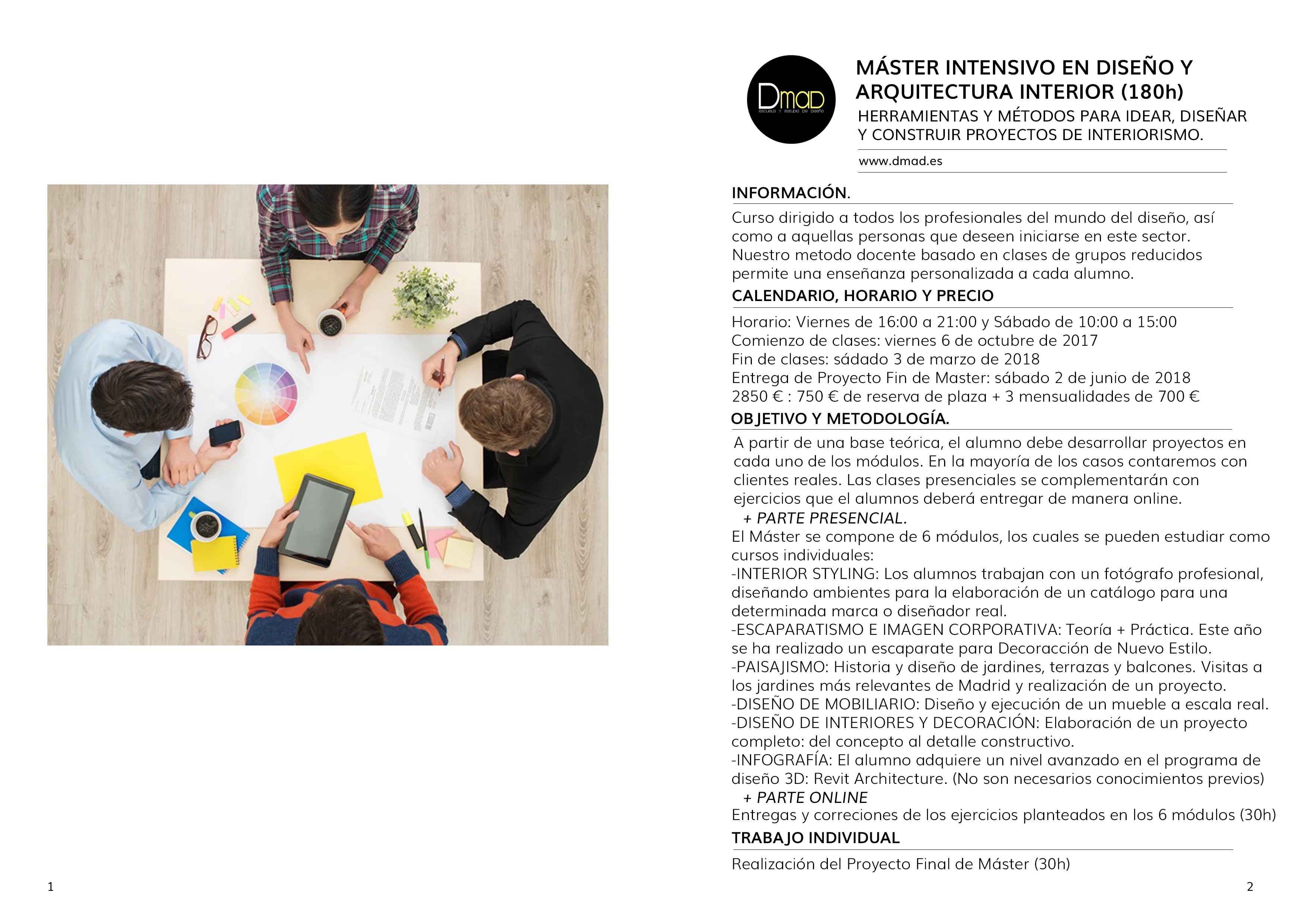 ESPECIALISTA UNIVERSITARIO EN DISEÑO Y ARQUITECTURA INTERIOR (FINES DE