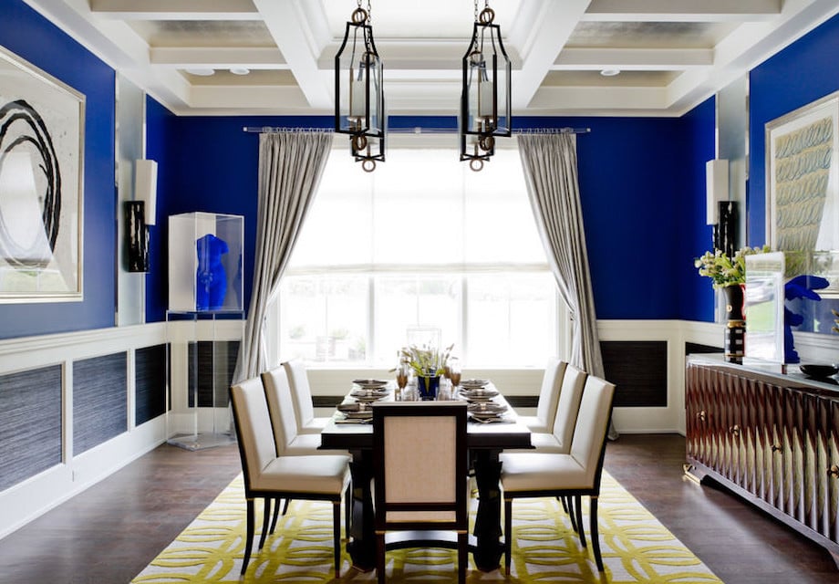 Cozy Blue Interior Design For Small Space