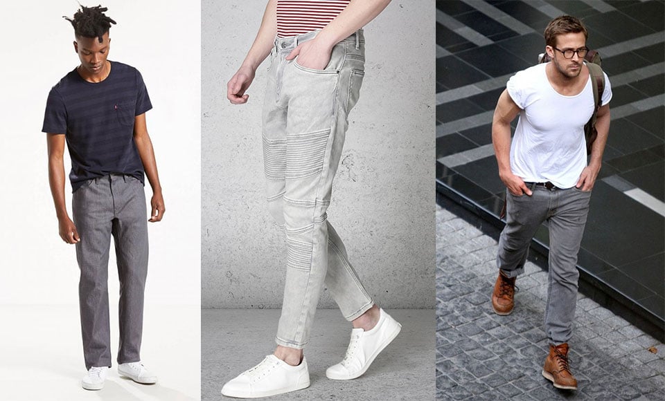 How To Wear & Style Grey Jeans For Men