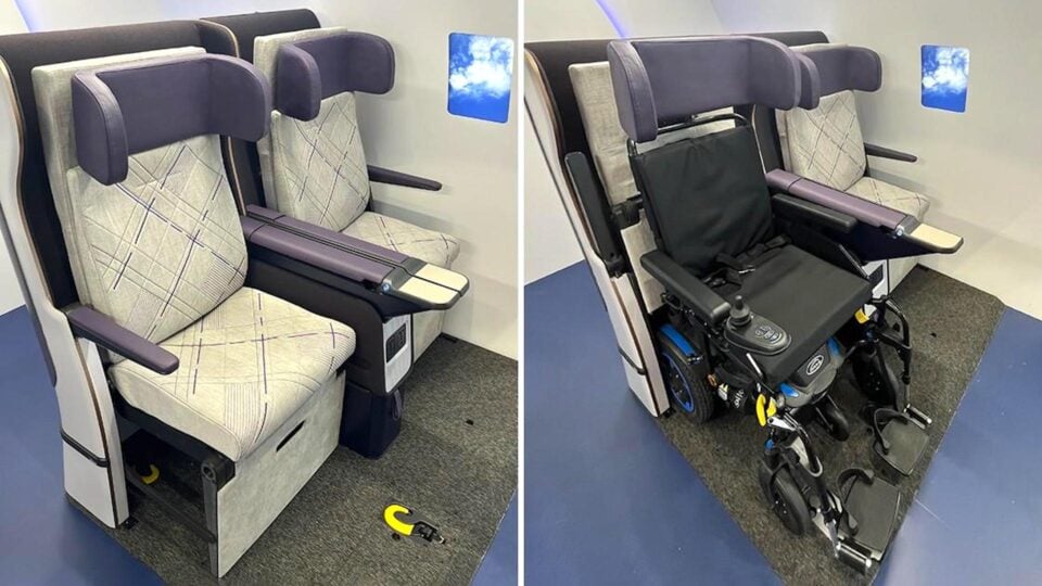 US Airline Unveils Revolutionary New Seat For Wheelchair Users DMARGE