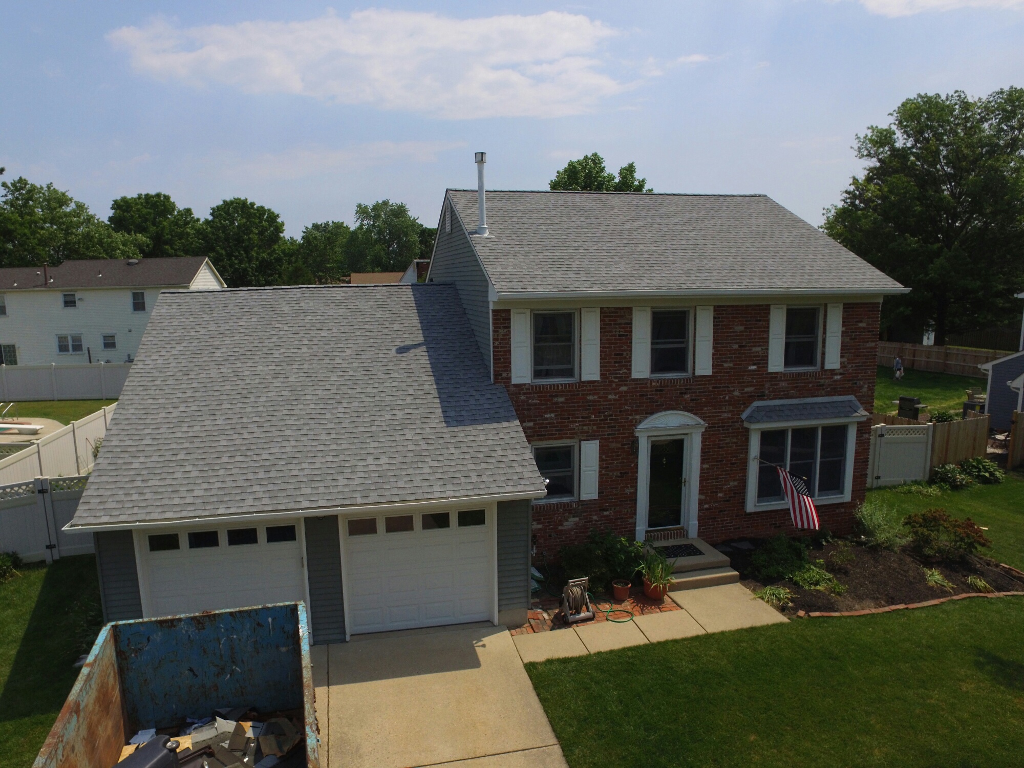 GAF Timberline HD Lifetime Roofing System with Fox Hollow Gray Shingles