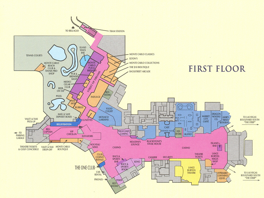 Map Of Monte Carlo Las Vegas Monte Carlo Resorts And Casino Las Vegas helperlinux