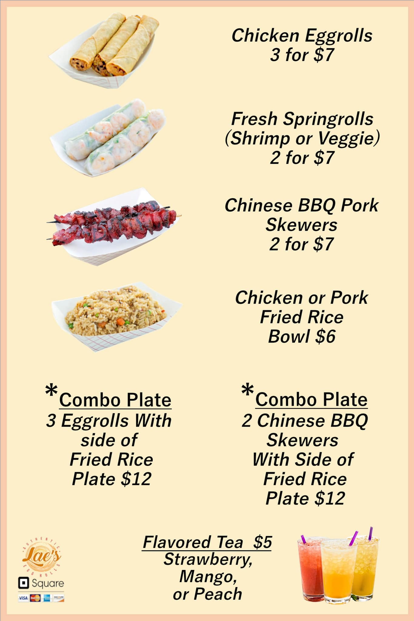 Lae's Authentic Egg Rolls Food Truck