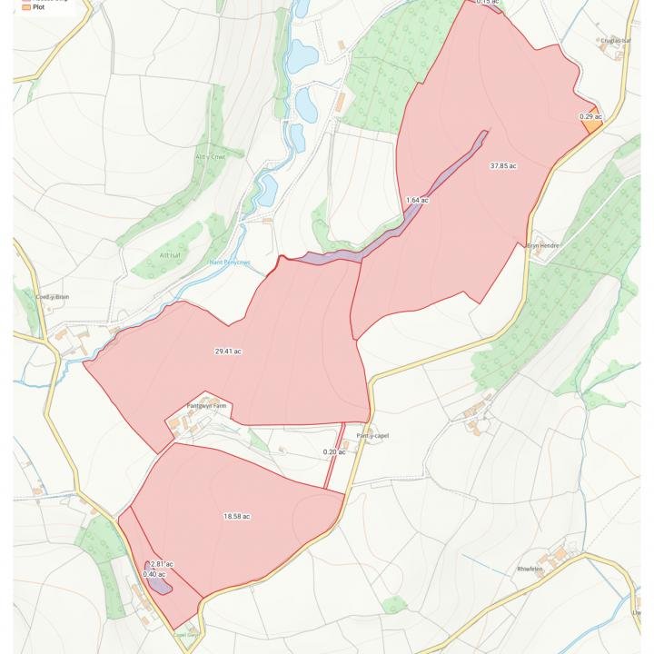 Land for sale Whitemill Carmarthenshire
