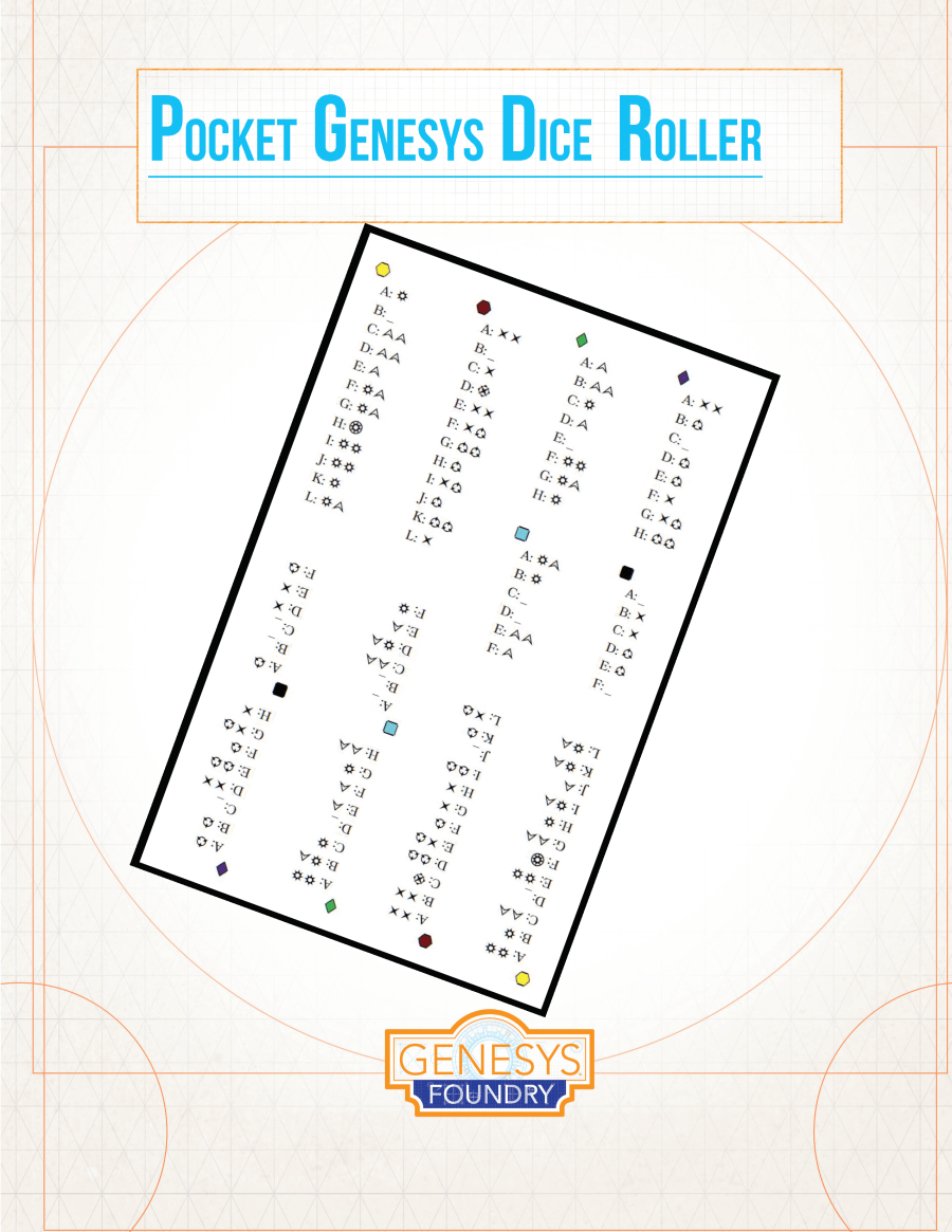Pocket Genesys Dice Roller EDGE Studio Genesys Dungeon Masters Guild