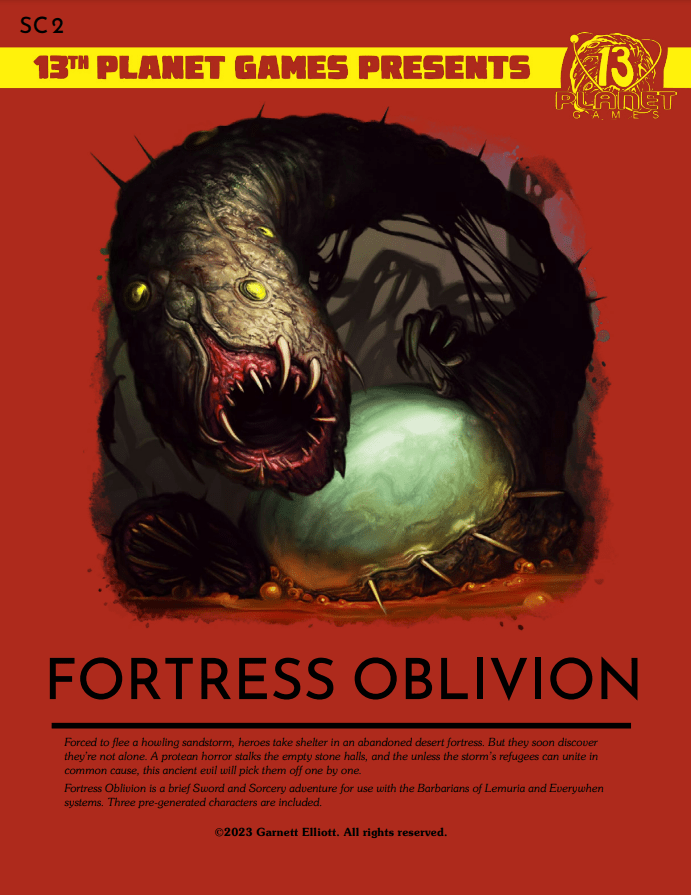 SC2 Fortress Oblivion Elliott Dungeon Masters Guild