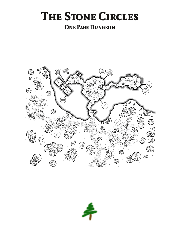 The Stone Circles Le Paysagiste de l'Imaginaire OnePage Dungeons