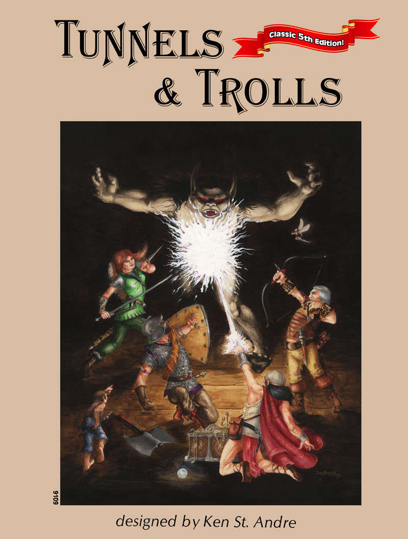 Tunnels & Trolls Rules 5th Editon Flying Buffalo Dungeon Masters Guild