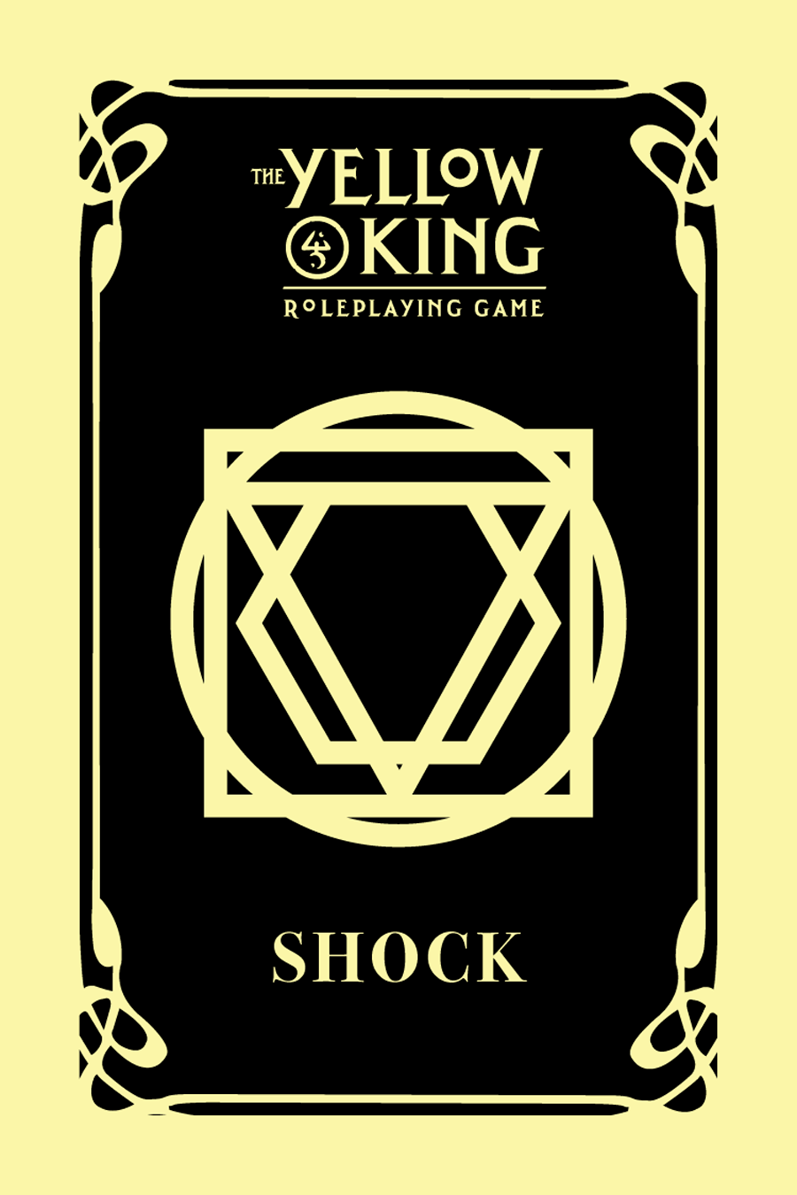 The Yellow King RPG Shock cards Pelgrane Press GUMSHOE System The