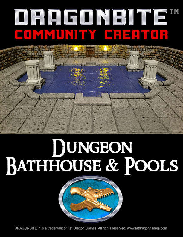Dungeon Bathhouse & Pools Fat Dragon Games DragonBite Dungeon Masters Guild