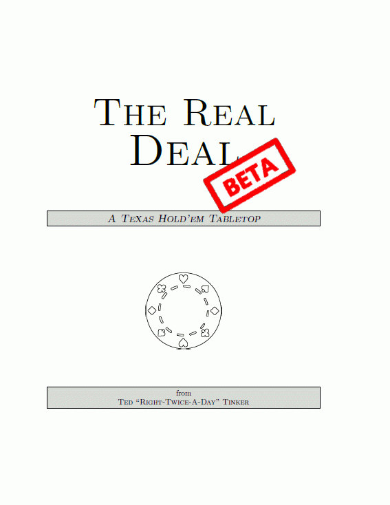 The Real Deal (Beta) Ted Dungeon Masters Guild