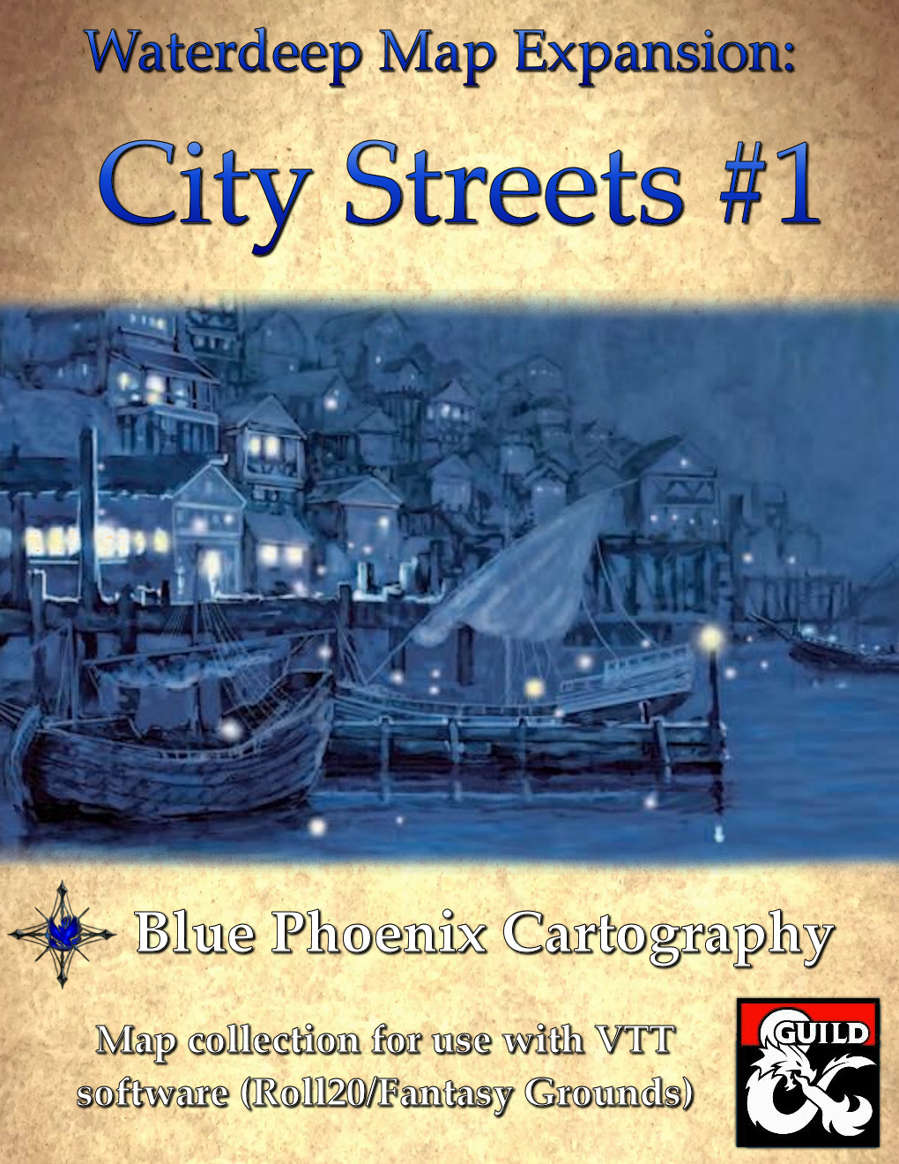 D&D Waterdeep Dock Ward Map Blood On Street Zastrow St / D D Waterdeep