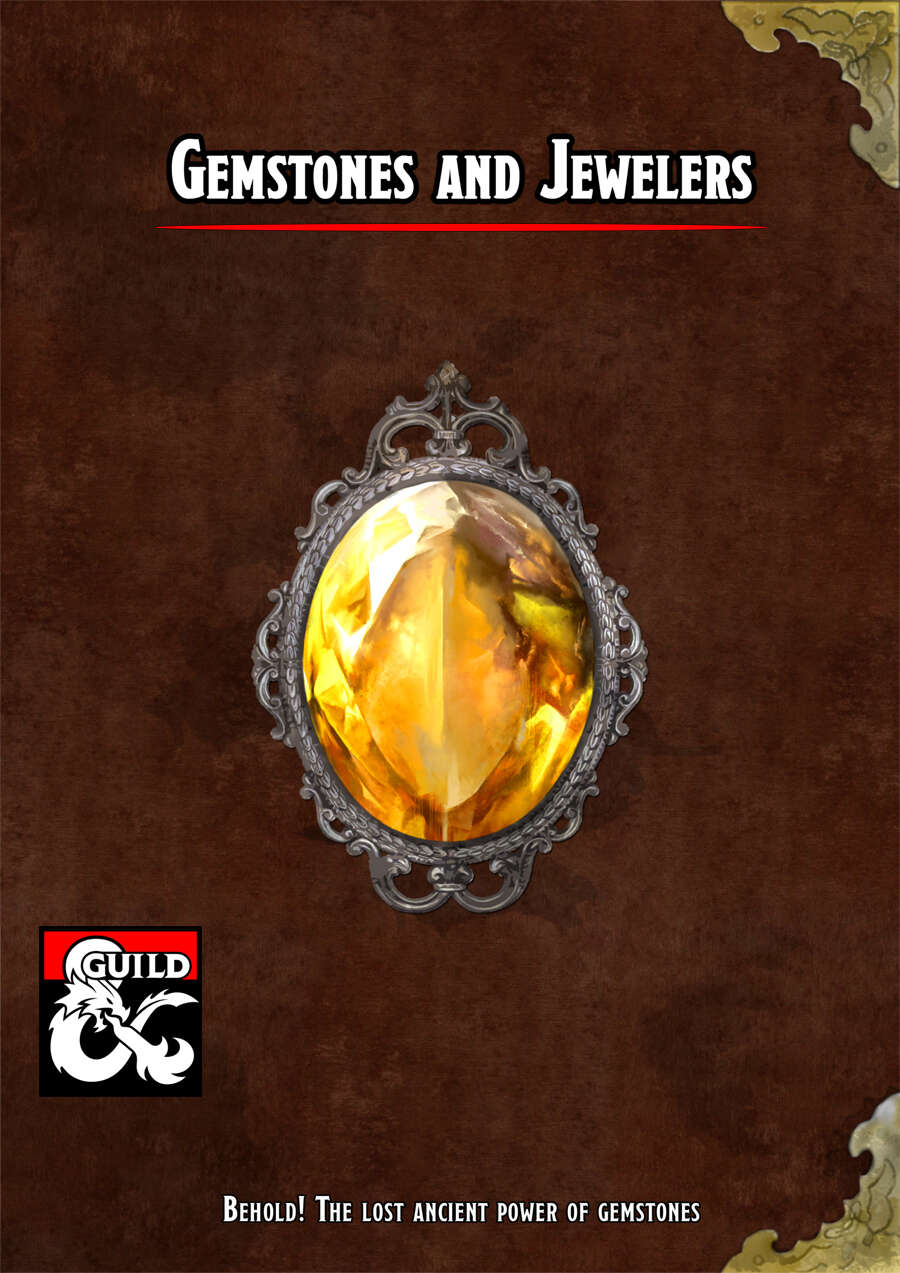 Gemstones and Jewelers Dungeon Masters Guild Dungeon Masters Guild