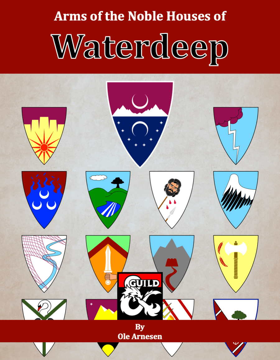 Arms of the Noble Houses of Waterdeep [BUNDLE] Dungeon Masters Guild