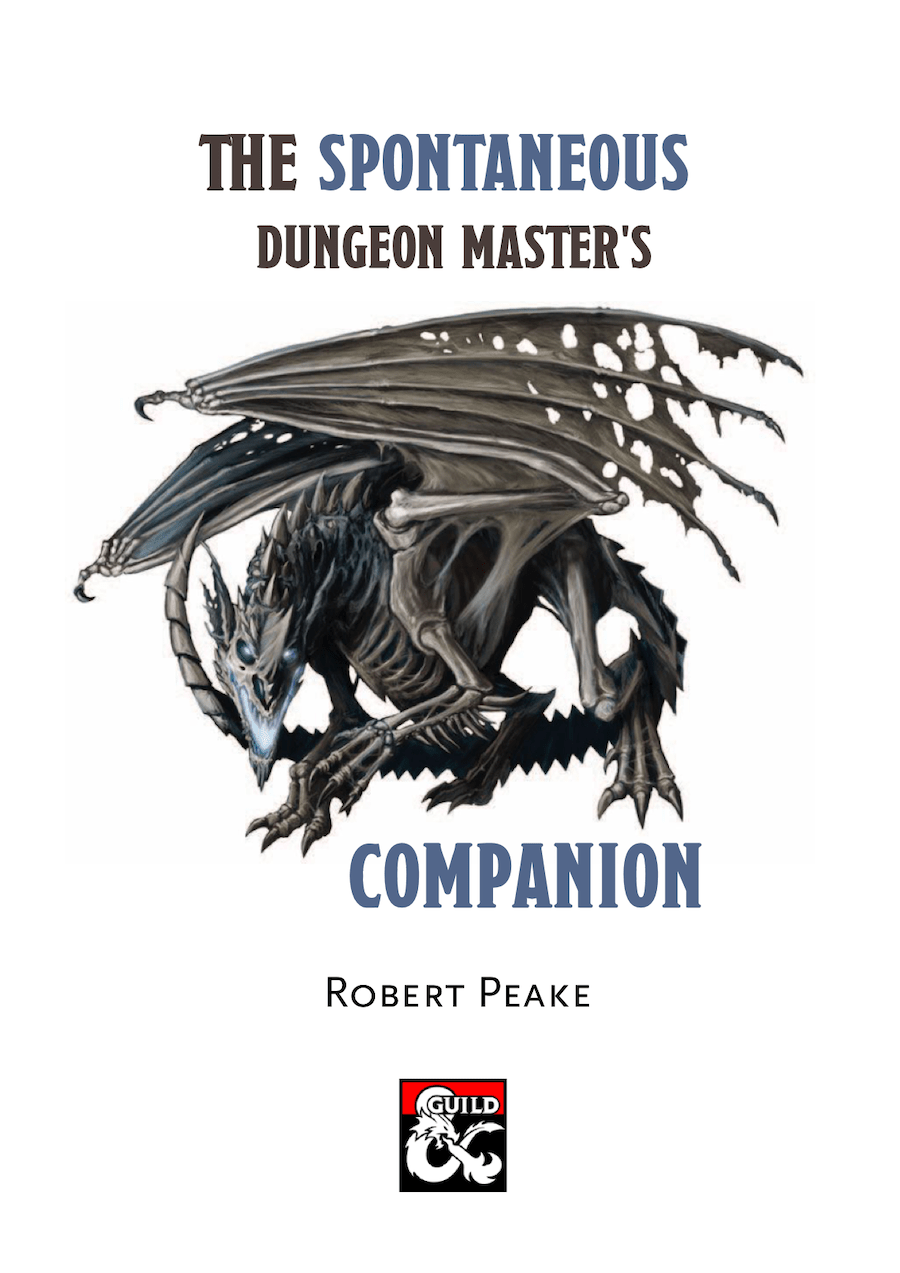 The Spontaneous Dungeon Master S Companion Dungeon Masters Guild Dungeon Masters Guild