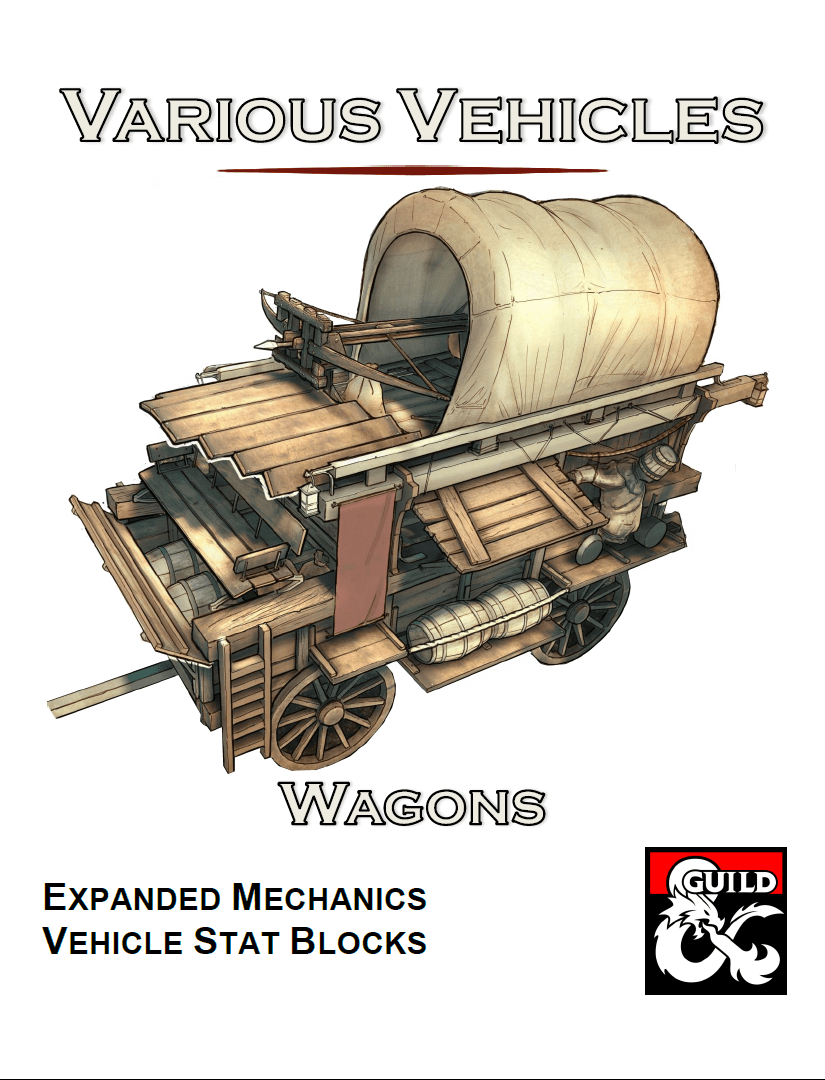 Various Vehicles Wagons! Dungeon Masters Guild Dungeon Masters Guild