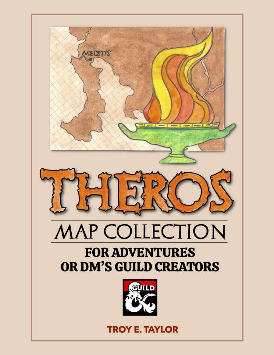 Mythic Odysseys Of Theros Map Theros Map Collection - Dungeon Masters Guild | Dungeon Masters Guild