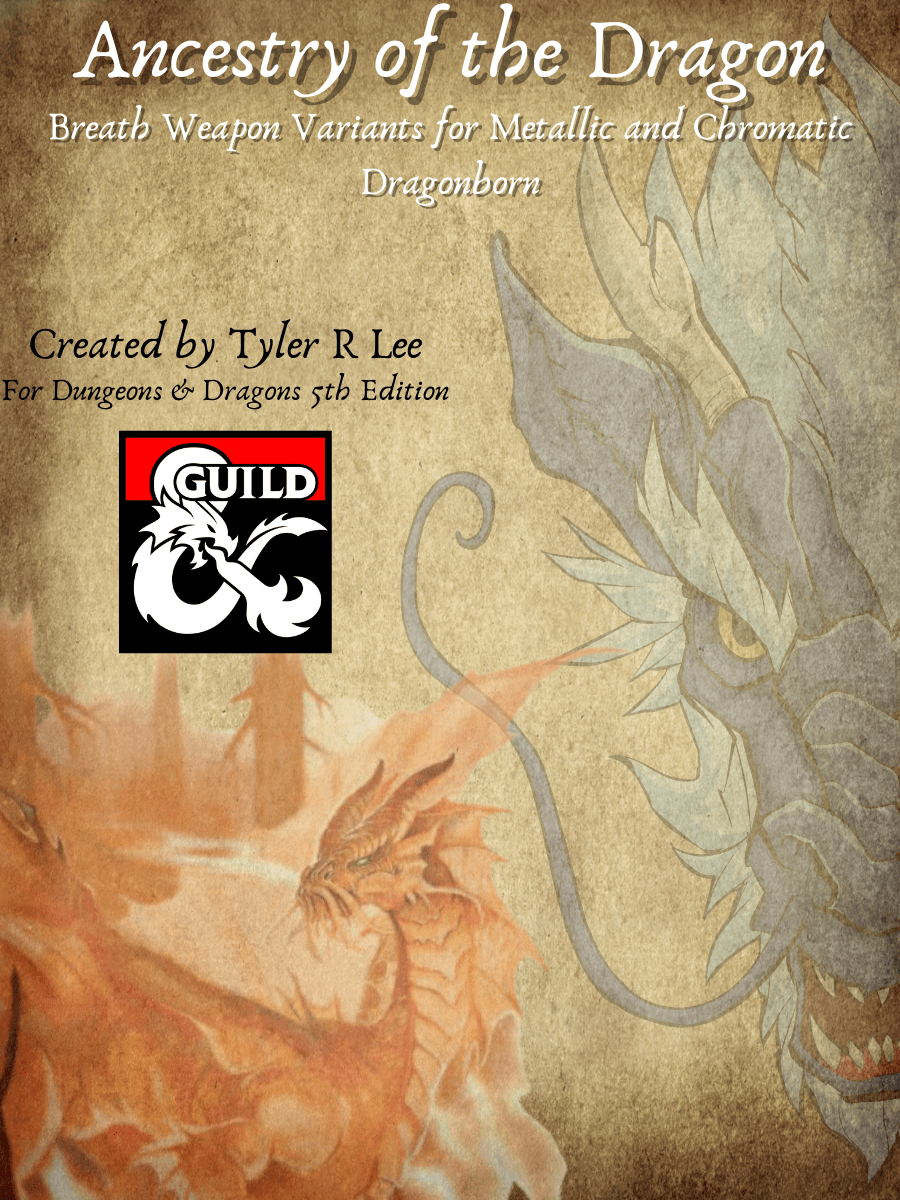 Ancestry of the Dragons Breath Weapon Variants for Metallic and