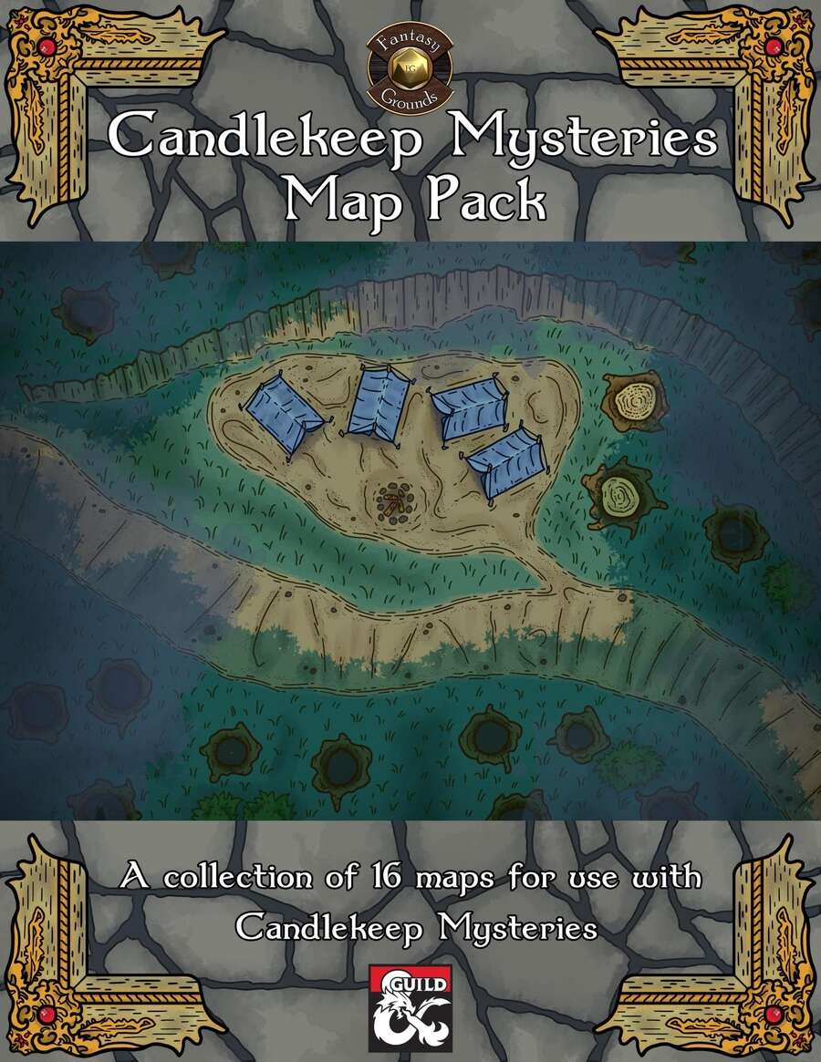 Candlekeep Mysteries Map Pack (Fantasy Grounds) Dungeon Masters Guild