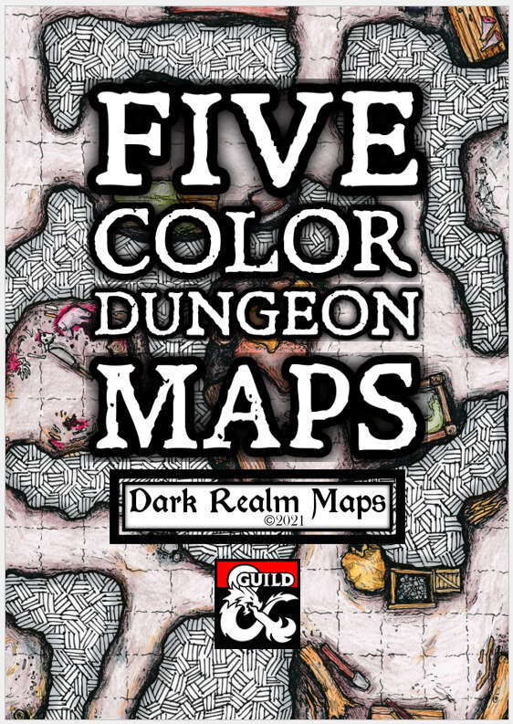 5 Colour Dungeon Maps Dungeon Masters Guild Dungeon Masters Guild