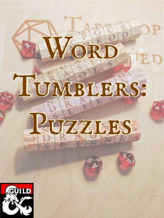Word Tumblers Puzzles Dungeon Masters Guild Dungeon Masters Guild