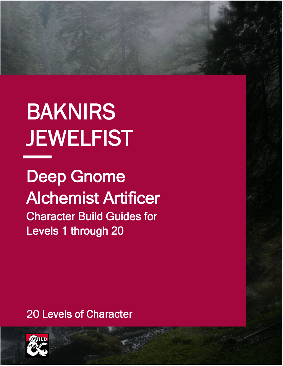 Baknirs Jewelfist Deep Gnome Alchemist Artificer Character Build