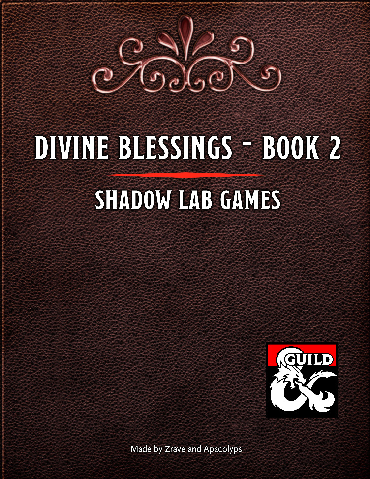 Divine Blessings Book 2 [BUNDLE] Dungeon Masters Guild Dungeon