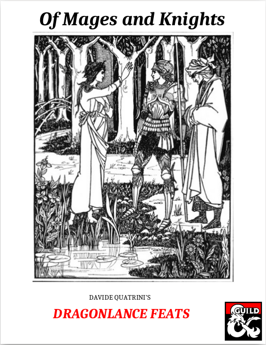 Of Mages and Knights DRAGONLANCE Feats Dungeon Masters Guild