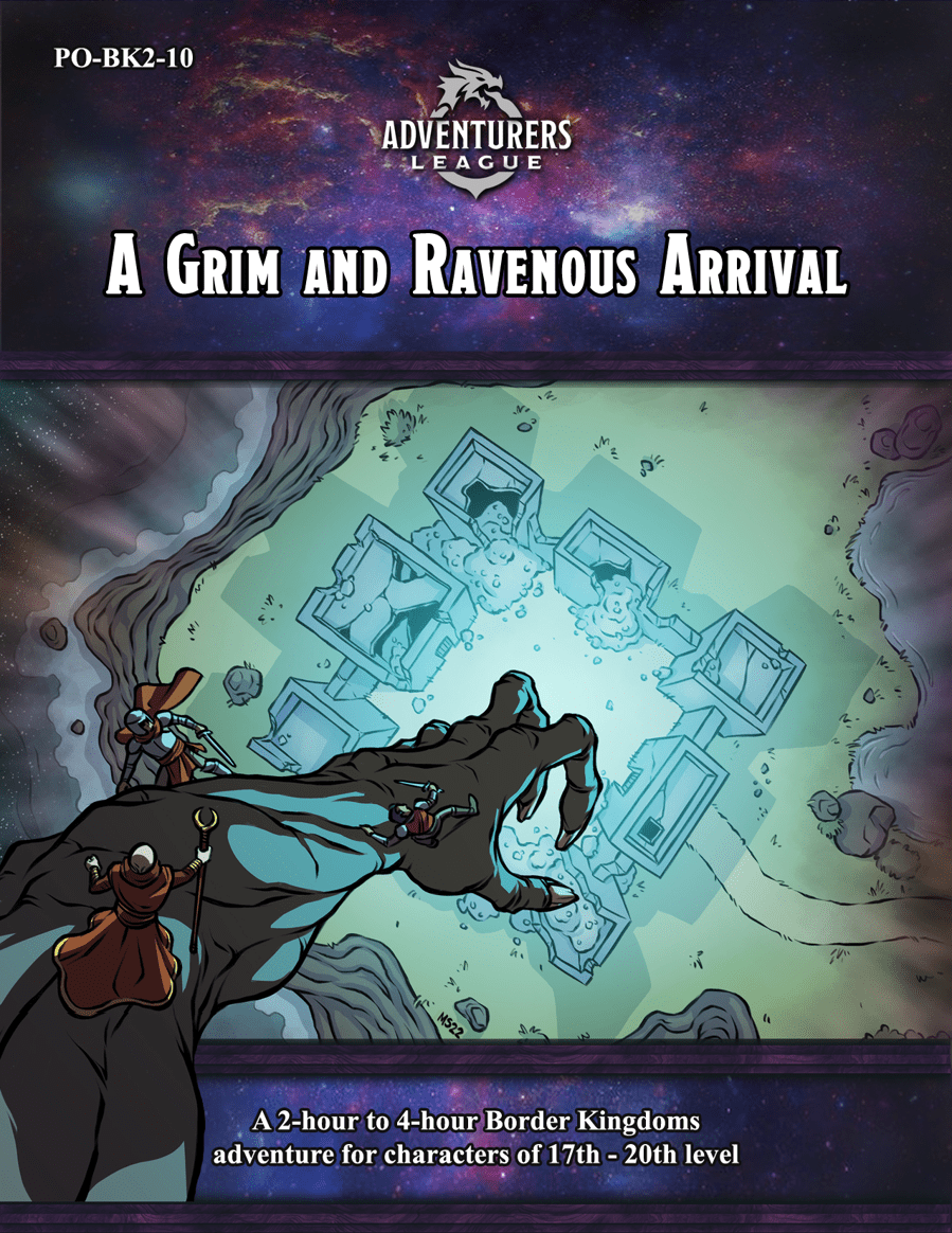 POBK0210 A Grim and Ravenous Arrival Dungeon Masters Guild